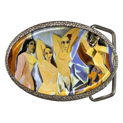Pablo Picasso The Ladies Of Avignon Fine Art Painting Cubism Belt Buckle 14516969 Made To Order Custom Design Available